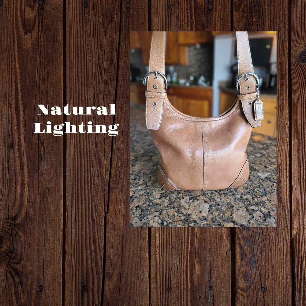 Vintage COACH Hippie Shoulder Bag in british tan - Picture 6 of 10